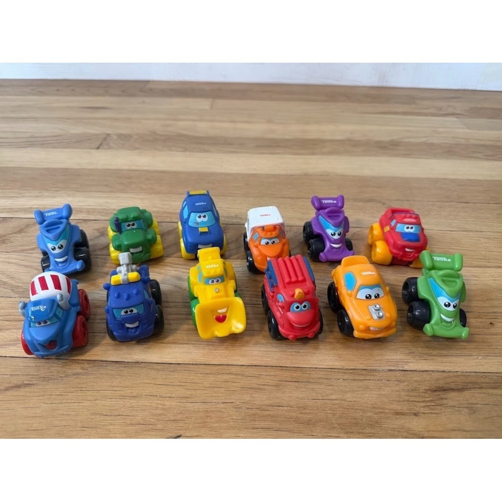 Tonka Lil Chuck And Friends Lot From 2004 - 2010 Playskool Lot 12 Wheel Pals